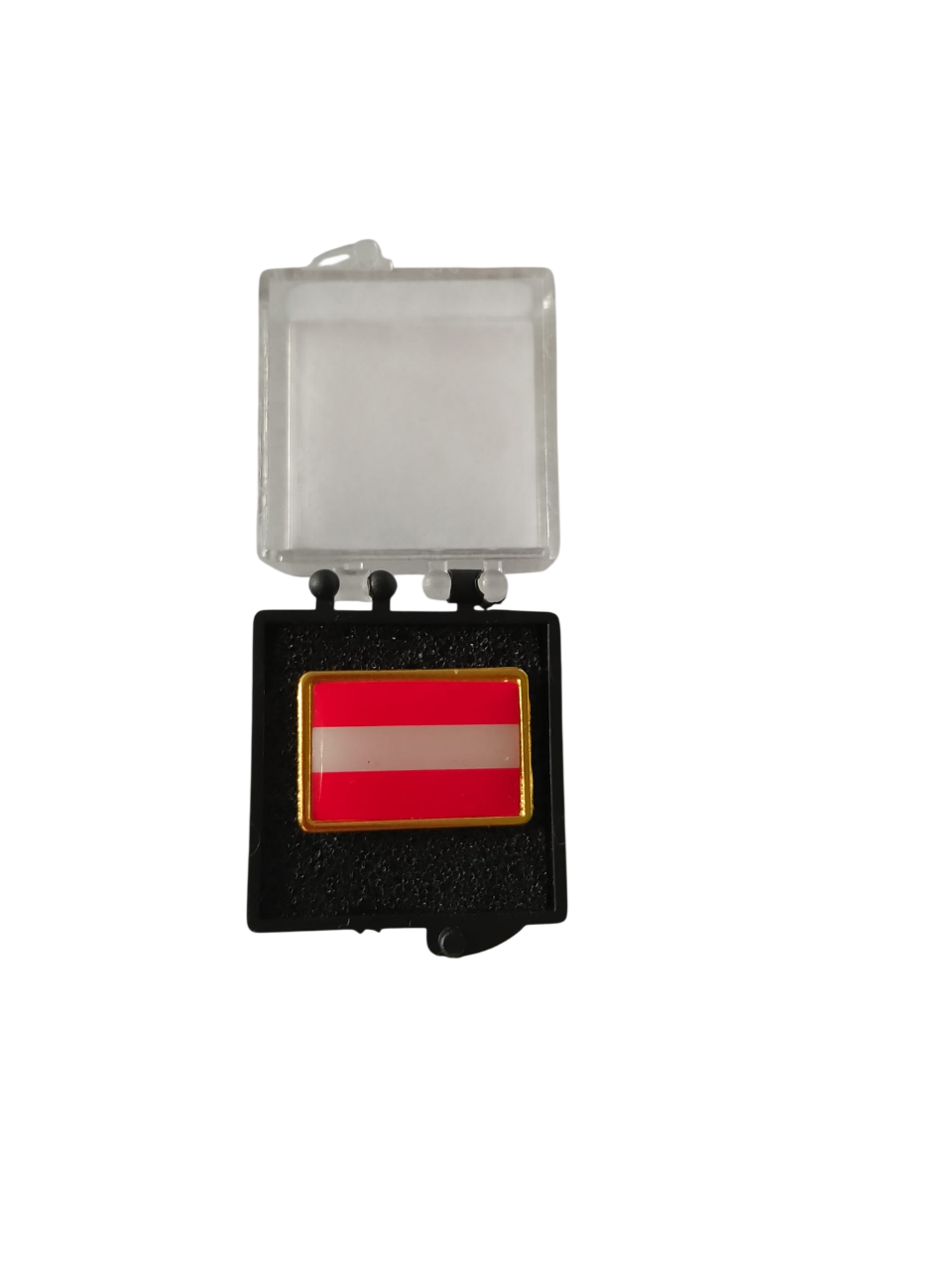 (Bild für) Anstecknadel / Pin Avim Flagge Österreich in der Acrylbox